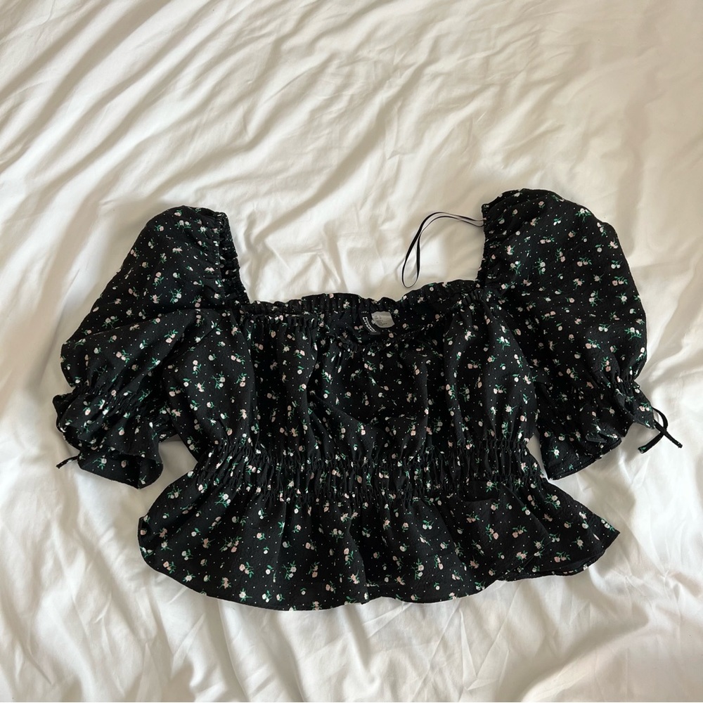divided | Floral Top | L